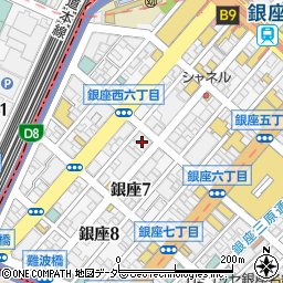 東京都中央区銀座7丁目5-4周辺の地図