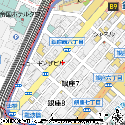 東京都中央区銀座7丁目4 15の地図 住所一覧検索 地図マピオン