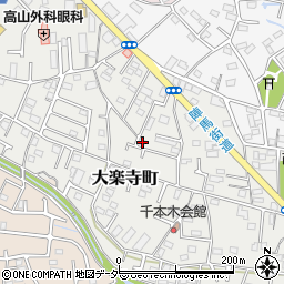 東京都八王子市大楽寺町518周辺の地図