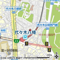 東京都渋谷区代々木5丁目5周辺の地図