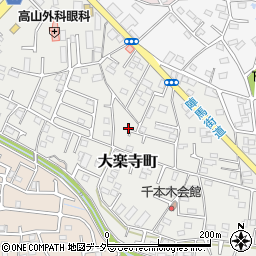 東京都八王子市大楽寺町525周辺の地図