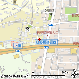 東京都日野市宮304周辺の地図