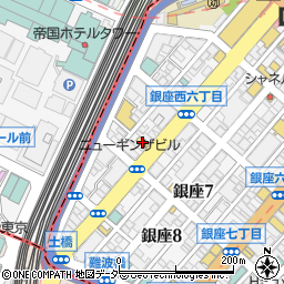 香老舗松栄堂　銀座店周辺の地図