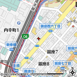 香老舗松栄堂　銀座店周辺の地図