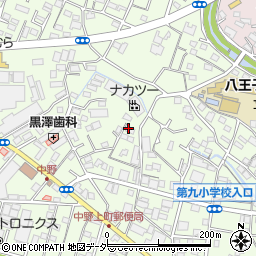 東京都八王子市中野上町2丁目周辺の地図