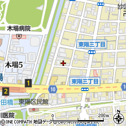 東京都江東区東陽3丁目12-10周辺の地図