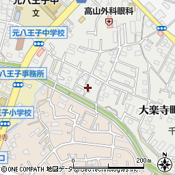 東京都八王子市大楽寺町436周辺の地図