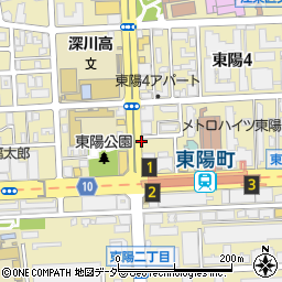 松屋 東陽町店周辺の地図