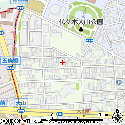東京都渋谷区大山町33周辺の地図