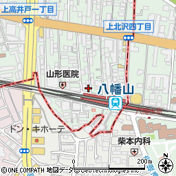 ＴＯＭＯパーキング上高井戸駐車場周辺の地図