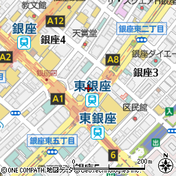 東京都中央区銀座4丁目10周辺の地図