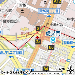 みずほ銀行虎ノ門支店周辺の地図