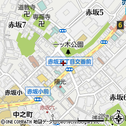 トーユー赤坂ビル周辺の地図