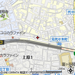 東京都渋谷区元代々木町11周辺の地図