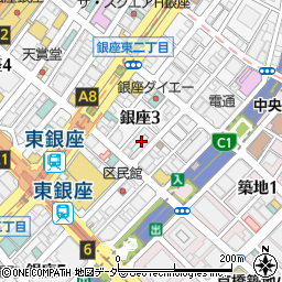 東京都中央区銀座3丁目13-10周辺の地図