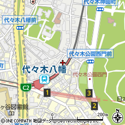 東京都渋谷区代々木5丁目6-13周辺の地図