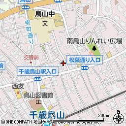 東京都世田谷区南烏山4丁目17周辺の地図