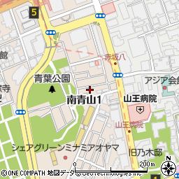 東京都港区南青山1丁目11-40周辺の地図