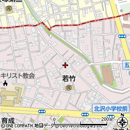 井口焼鳥店周辺の地図
