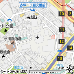 東京都港区赤坂2丁目17周辺の地図