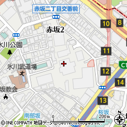 東京都港区赤坂2丁目17周辺の地図