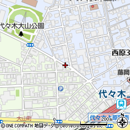 東京都渋谷区大山町41周辺の地図