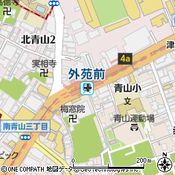 外苑前駅 東京都港区 駅 路線図から地図を検索 マピオン