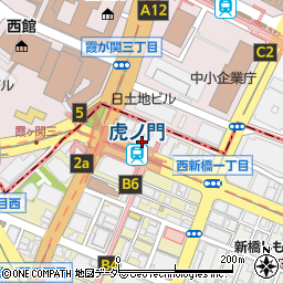 セブンイレブン虎ノ門駅前店周辺の地図