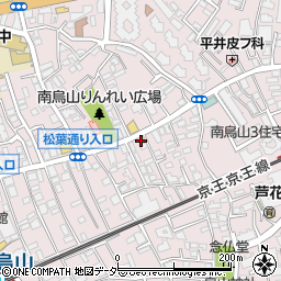 ピザハット　千歳烏山店周辺の地図