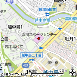 江東区立深川スポーツセンター周辺の地図