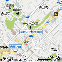 赤坂歯科診療所周辺の地図
