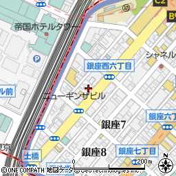 東京都中央区銀座7丁目3周辺の地図