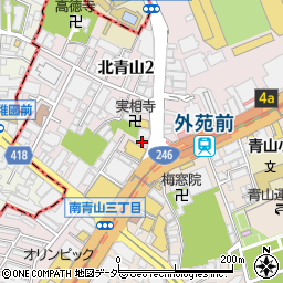 青山外苑前 増田屋周辺の地図