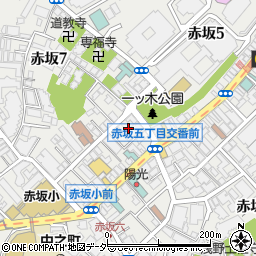 東京都港区赤坂7丁目8周辺の地図