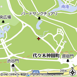 都立代々木公園トイレ８周辺の地図