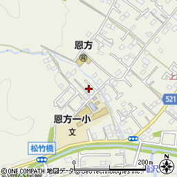 東京都八王子市下恩方町1412周辺の地図