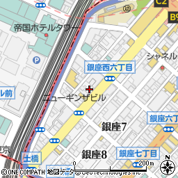 株式会社ウエスト洋菓子舗銀座本店周辺の地図