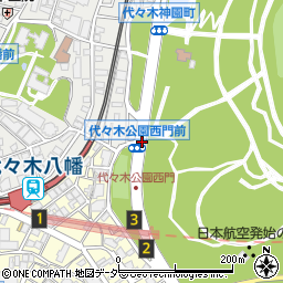 代々木公園西門前 渋谷区 地点名 の住所 地図 マピオン電話帳