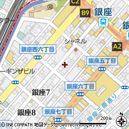 東京都中央区銀座6丁目7-15周辺の地図