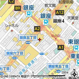 トラジ 庵 銀座コア店周辺の地図