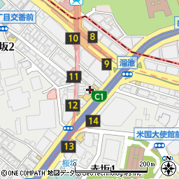 東京都港区赤坂2丁目10-8周辺の地図