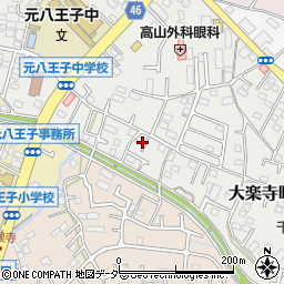 東京都八王子市大楽寺町437周辺の地図