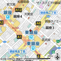 東京都中央区銀座4丁目10-6周辺の地図