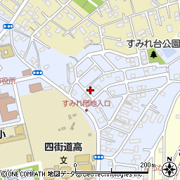 千葉県四街道市鹿渡865-45周辺の地図