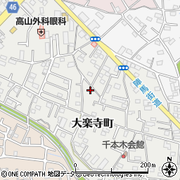 東京都八王子市大楽寺町524周辺の地図