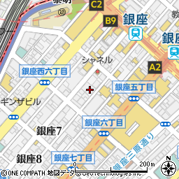 東京都中央区銀座6丁目7-6周辺の地図