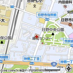 東京消防庁日野消防署周辺の地図