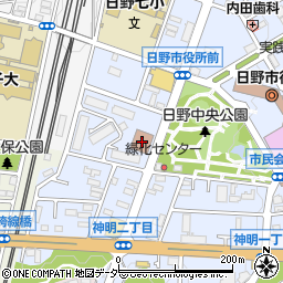 東京消防庁日野消防署周辺の地図