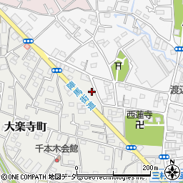 東京都八王子市大楽寺町539周辺の地図