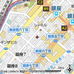 東京都中央区銀座6丁目7周辺の地図